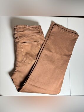 Well Worn Tan Slim Pants
